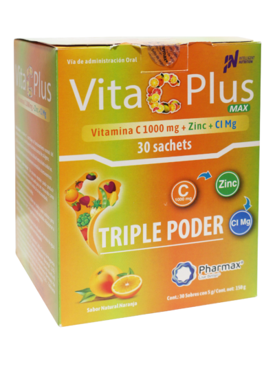 Vita C Plus Max triple polvo.